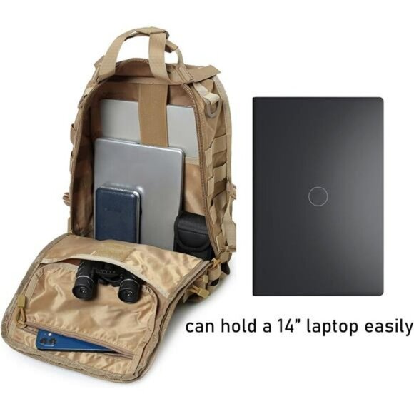 Tactical Sling Backpack MOLLE EDC Chest Bag Military Crossbody Range Pack - Picture 5 of 7